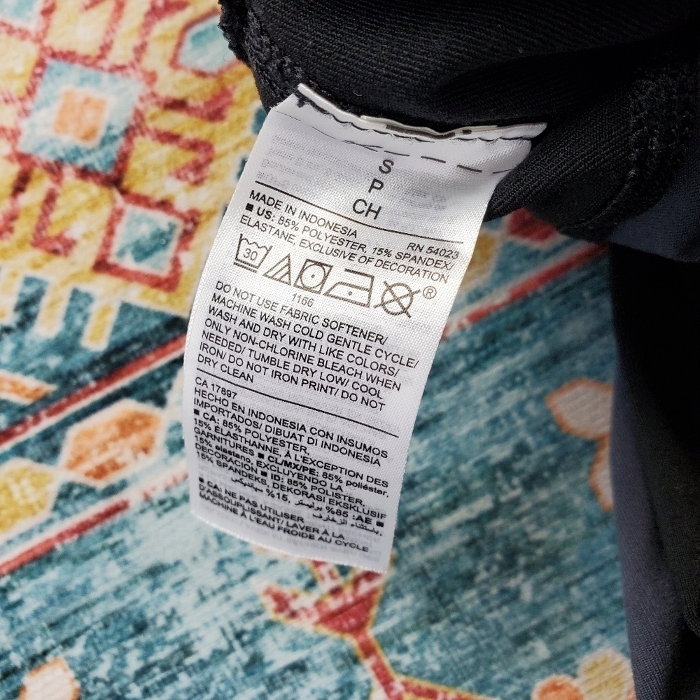 Old Navy Active Black Gray Legging Small - Picture 6 of 7